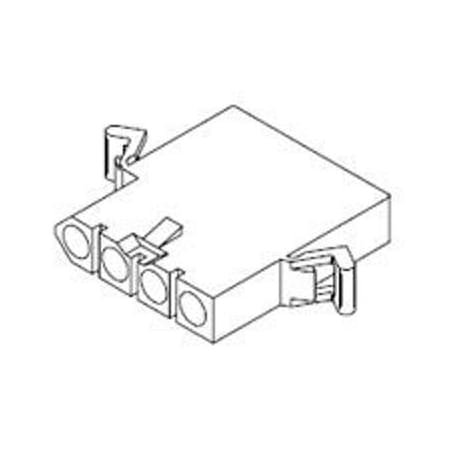 Molex Rectangular Power Connector, 4 Contact(S), Female, Crimp Terminal, Receptacle 19091042